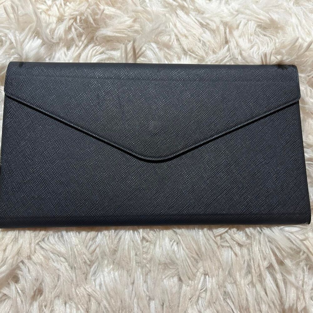 Women's Black and Grey Wallet-purses
